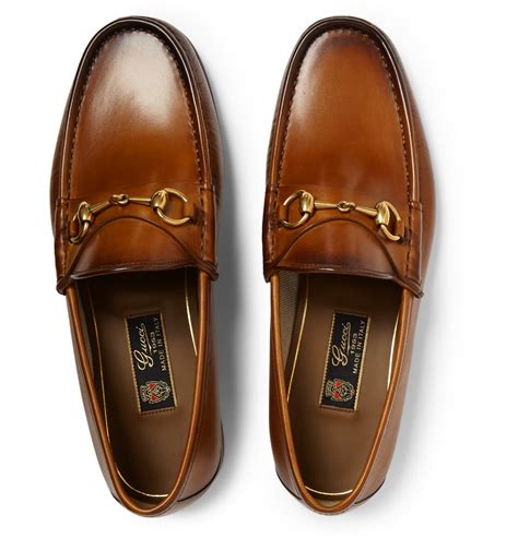 brown Gucci loafers men's